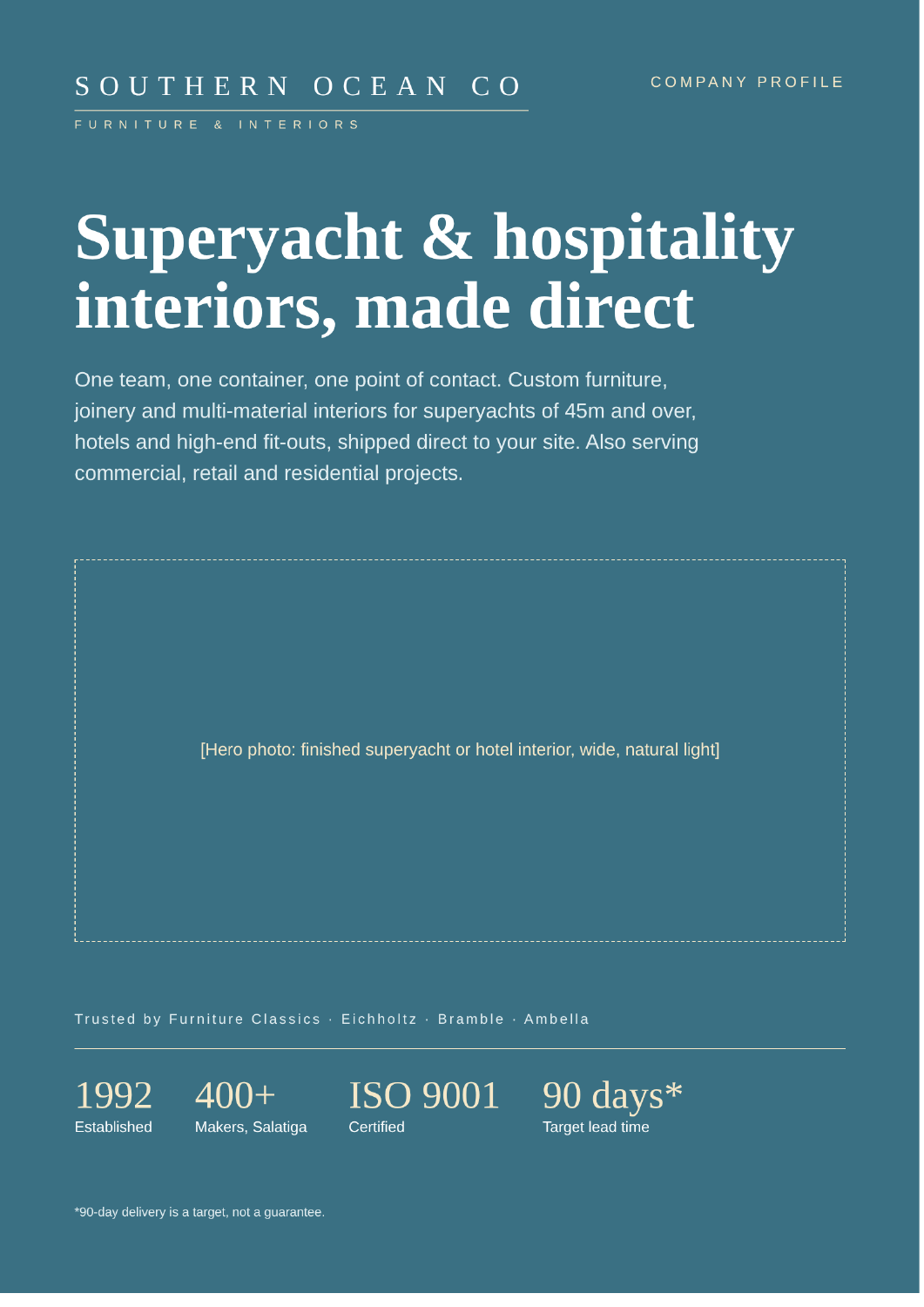 Southern Ocean Co company profile page 1